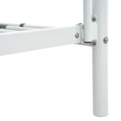 VidaXL - Stapelbed Met Latten - Wit - Metaal - 140x200 Cm/90x200 Cm -Bedden Bij Leen Bakker 0399f889a777434fa035a6b631145799