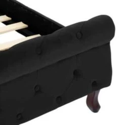 VidaXL - Bed Frame - Zwart - Fluweel - 120x200 Cm -Bedden Bij Leen Bakker 04fe2aa417934be5b2c75032b8876b7d