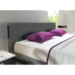 Meubella - Tweepersoonsbed George - Grijs - Stof - 180x200 Cm -Bedden Bij Leen Bakker 07a74687410e458bbb5e700d5763bd6c