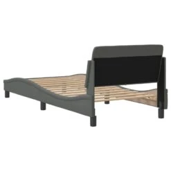 VidaXL - Bed Frame Met Hoofdbord - Donkergrijs - Stof - 80x200 Cm 14 VidaXL - Bed Frame Met Hoofdbord - Donkergrijs - Stof - 80x200 Cm -Bedden Bij Leen Bakker 0a5b27928ec6428f8c2977b009281503