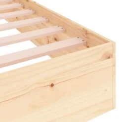 VidaXL - Bed Frame Pallet Met Lattenbodem - Naturel- Massief Hout - 90x200 Cm -Bedden Bij Leen Bakker 0cd7615d018d4d06a271cf300dc09e88