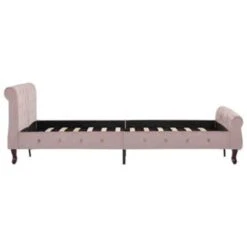 VidaXL - Bed Frame - Roze - Fluweel - 120x200 Cm -Bedden Bij Leen Bakker 0cde0e088c9e4c31aaf29bd563952b9e
