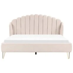 AMBILLOU - Bed - Lichtbeige - 180 X 200 Cm - Polyester -Bedden Bij Leen Bakker 0d9ec7c4085a4be096c28aa2335f7282