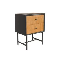 Housecraft Living Coztilla Bijzettafel/ Nachtkastje Zwart/ Bruin -Bedden Bij Leen Bakker 0e489f5aba9542b7a4fecd87e212768c