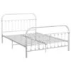 VidaXL - Bed Frame - Wit - Metaal - 140 X 200 Cm -Bedden Bij Leen Bakker 1000010349