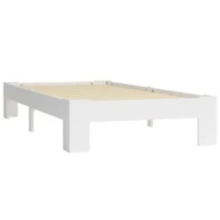 VidaXL - Bed Frame Met Lattenbodem - Wit - Massief Grenenhout - 90x200 Cm