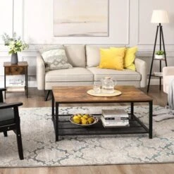 O'DADDY® Nachtkastje Industrieel - Bijzettafel Met La 40x40x55 - Bruin -Bedden Bij Leen Bakker 1000012507 0111