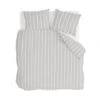 Walra - Dekbedovertrek Preppy Pinstripe - 200x220 Cm - Grijs -Bedden Bij Leen Bakker 1000012864