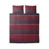 Ten Cate Katoenen Lits Jumeaux Dekbedovertrek - 240x200/220 - Thor Rood -Bedden Bij Leen Bakker 1000023974