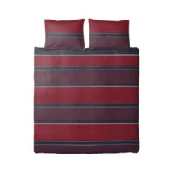 Ten Cate Katoenen Lits Jumeaux Dekbedovertrek - 240x200/220 - Thor Rood