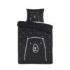 Kidzroom Bear Dekbedovertrek - 120x150 - Zwart -Bedden Bij Leen Bakker 1000025137