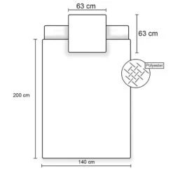 Harry Potter Dekbedovertrek Logo - Eenpersoons - 140 X 200 Cm - Polyester -Bedden Bij Leen Bakker 1000025613 0101