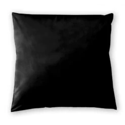 Cinderella Kussenslopen Met Rits - Katoen - 80x80 Cm - Zwart - 2 Stuks