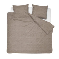Cinderella Dekbedovertrek Lyn - Katoen - 260x200/220 Cm - Sand