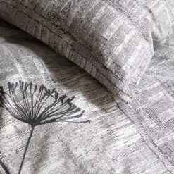 Damai Dekbedovertrek Warda - Katoen - 140x200/220 Cm - Anthracite -Bedden Bij Leen Bakker 1000034793 0102