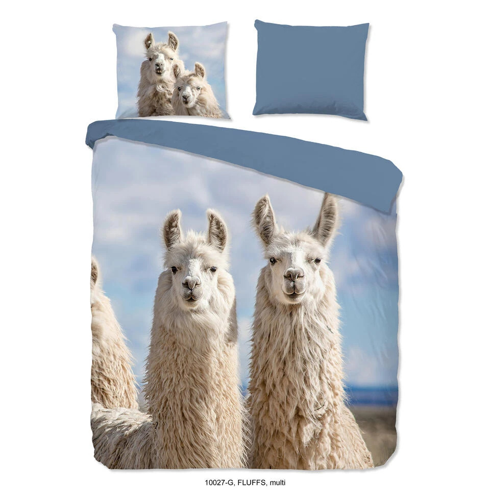 Good Morning Dekbedovertrek "Fluffs" - Multi - (140x220 Cm) 3 Good Morning Dekbedovertrek "Fluffs" - Multi - (140x220 Cm)