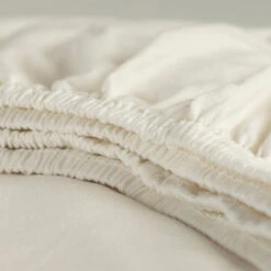 Cinderella Hoeslaken - Tot 25cm Matrasdikte - Jersey - 200x200 Cm - Ivoor -Bedden Bij Leen Bakker 1000036649 0102