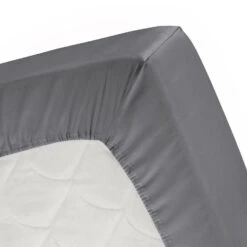 Cinderella - Hoeslaken (tot 25 Cm) - Jersey - 160x210/220 - Anthracite -Bedden Bij Leen Bakker 1000036650 0101