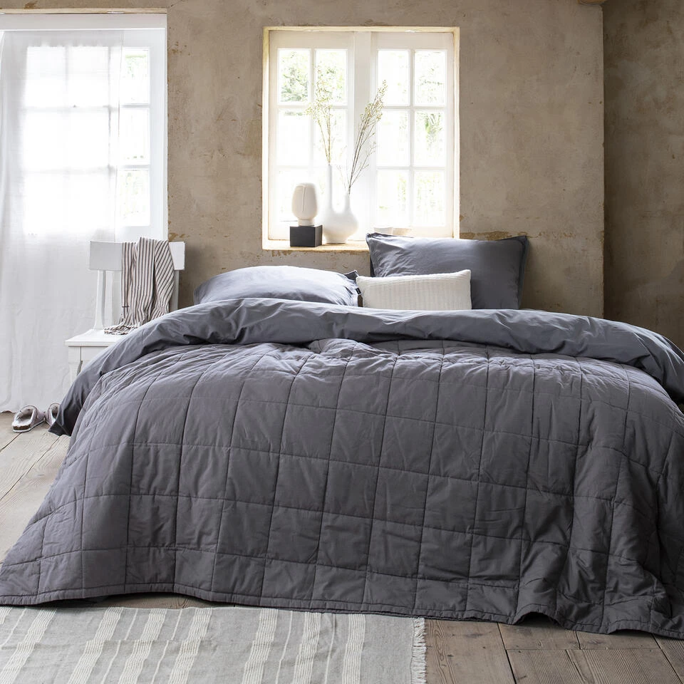 Cinderella Sprei Moon - 270x270 Cm - Anthracite 4 Cinderella Sprei Moon - 270x270 Cm - Anthracite - Afbeelding 2