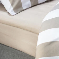 Cinderella Dekbedovertrek Jacky - Katoen - 200x200/220 Cm - Natural -Bedden Bij Leen Bakker 1000041605 0103