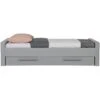 WOOOD Dennis Bed Incl. Lade/Lattenrol - Betongrijs - 53x219x95 1 WOOOD Dennis Bed Incl. Lade/Lattenrol - Betongrijs - 53x219x95 -Bedden Bij Leen Bakker 1000043117