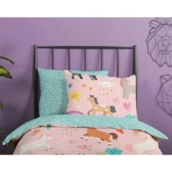 Good Morning Dekbedovertrek "Horses" - Multi - (120x150 Cm) -Bedden Bij Leen Bakker 1000045568 0110