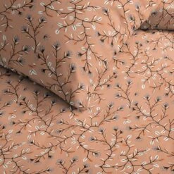 Cinderella Merel - Dekbedovertrek - Katoen - 140x200/220 Cm - Terra Rose -Bedden Bij Leen Bakker 1000055058 0102