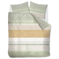 Ariadne At Home Dekbedovertrek Lin Okergeel-Lits-jumeaux (240 X 200/220 Cm)