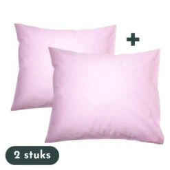 Zavelo Kussenslopen - Hotelkwaliteit - Set Van 2 Stuks - Roze - 60x70cm - 100...