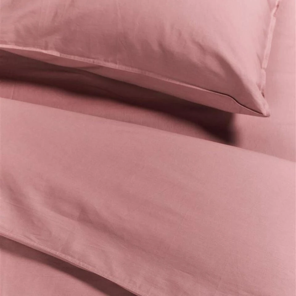 Ambiante Dekbedovertrek Uni Cotton Pink-2-persoons (200 X 200/220 Cm) 4 Ambiante Dekbedovertrek Uni Cotton Pink-2-persoons (200 X 200/220 Cm) - Afbeelding 2