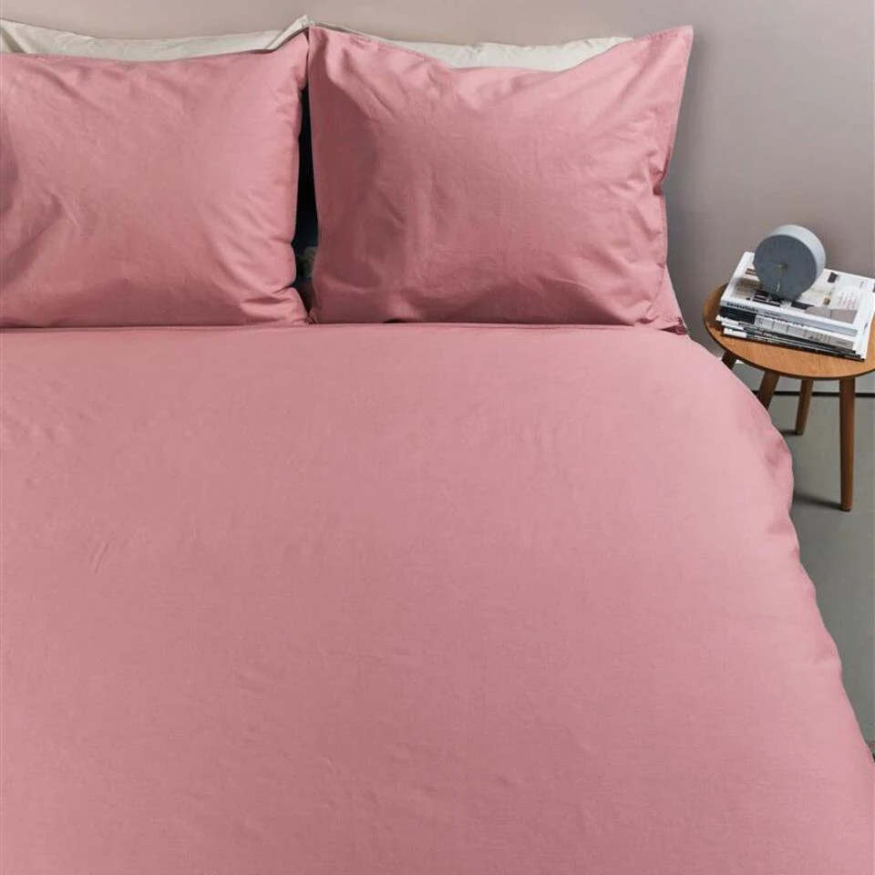 Ambiante Dekbedovertrek Uni Cotton Pink-2-persoons (200 X 200/220 Cm) 6 Ambiante Dekbedovertrek Uni Cotton Pink-2-persoons (200 X 200/220 Cm) - Afbeelding 4