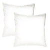 Matt & Rose Set Kussenslopen Wit - 65 X 65 Cm - Gewassen Katoen -Bedden Bij Leen Bakker 1000091081