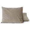 Sleeptime Velvet Kussenslopen Taupe (2-stuks) -Bedden Bij Leen Bakker 1000091518