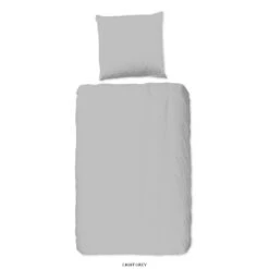 Good Morning Dekbedovertrek "" - Grijs - (120x150 Cm)