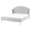 AMBILLOU - Tweepersoonsbed - Goud - 160 X 200 Cm - Fluweel -Bedden Bij Leen Bakker 1000095710