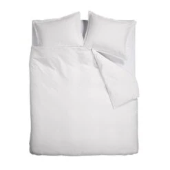 Ambiante Dekbedovertrek Bamboo Uni White-Lits-jumeaux (260 X 200/220 Cm)