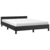VidaXL - Bed Frame Met Hoofdeinde - Zwart - Kunstleer - 140 X 200 Cm 1 VidaXL - Bed Frame Met Hoofdeinde - Zwart - Kunstleer - 140 X 200 Cm -Bedden Bij Leen Bakker 1000113922