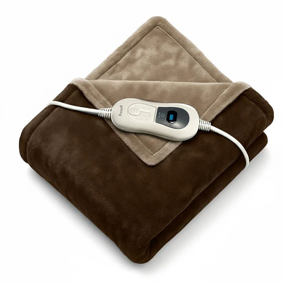Goliving Elektrische Fleece Plaid - Verwarmende Fleecedeken - Elektrische Deken 3 Goliving Elektrische Fleece Plaid - Verwarmende Fleecedeken - Elektrische Deken