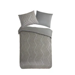 Pure Dekbedovertrek Luxe Taupe-1-persoons (140 X 200/220 Cm)