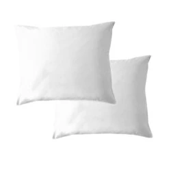 Cinderella - Premium Molton Kussenslopen - 60x70 Cm - Wit - Set Van 2 Stuks