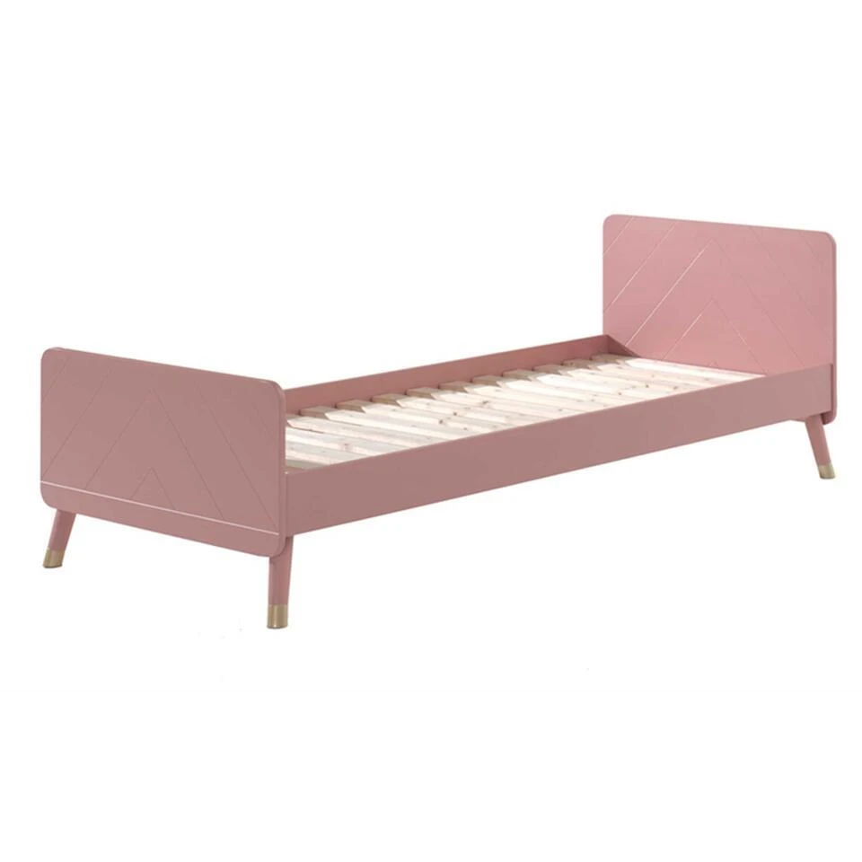 Bed Billy 90x200 - Roze 3 Bed Billy 90x200 - Roze