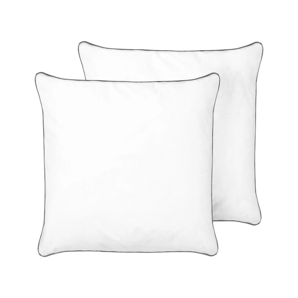 PELISTER - 2x Hoofdkussen Hoog - Wit - 80 X 80 Cm - Japara 3 PELISTER - 2x Hoofdkussen Hoog - Wit - 80 X 80 Cm - Japara