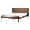 LIBERMONT - Tweepersoonsbed - Donkerbruin - 140 X 200 Cm - MDF -Bedden Bij Leen Bakker 1000144555