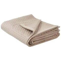 NAPE - Bedsprei - Taupe - 200 X 220 Cm - Polyester