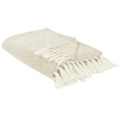 TOUTLI - Bedsprei - Lichtbeige - 220 X 240 Cm - Katoen