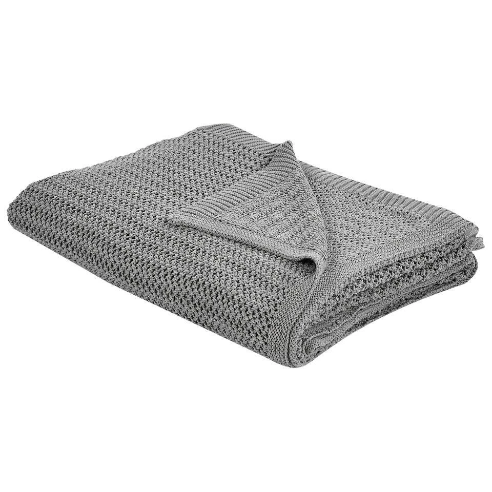 ILEN - Bedsprei - Grijs - 150 X 200 Cm - Katoen 3 ILEN - Bedsprei - Grijs - 150 X 200 Cm - Katoen