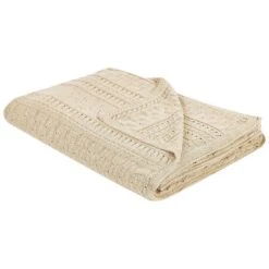 DAULET - Bedsprei - Beige - 150 X 200 Cm - Katoen