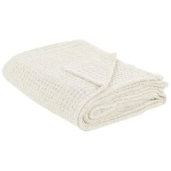 CHAGYL - Bedsprei - Lichtbeige - 150 X 200 Cm - Katoen