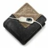 Goliving Elektrische Fleece Plaid - Warmtedeken 3 Standen -160x120cm Donkergrijs