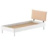 Eenpersoonsbed Forrest 90x200cm - Massief Beukenhout - Wit/beige -Bedden Bij Leen Bakker 1000154347